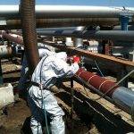 Dépollution sur site pétrolier suite à fuite sur pipeline